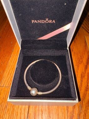 Pandora  Bracelet with Silver Clasp
